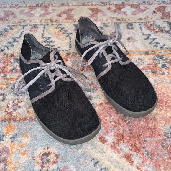 OluKai Nohea Lace Black Mesh Men’s Water Boating Slip on Shoes Size 11.5 - Picture 1 of 6